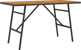 vidaXL Masă de dining Maro 110 x 55 x 61,5 cm Lemn Solid de Acacia