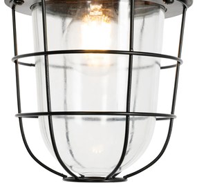 Set de 3 lămpi suspendate industriale negre - Cabin