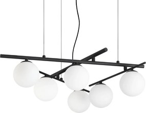 Lustra suspendata moderna ATLAS SP6 NERO