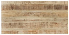 Masa de bucatarie, 140x70x76 cm, lemn de mango nefinisat 1, 140 x 70 x 76 cm, lemn de mango nefinisat