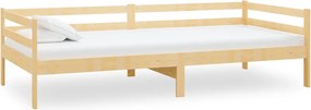 vidaXL Pat de zi, 90 x 200 cm , lemn masiv de pin