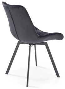 Scaun de bucaterie Ollie, negru