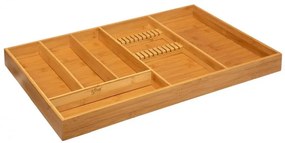 Suport ustensile Rohan, pentru sertar, bambus, 58 x 38 x H 5 cm