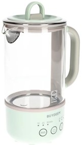 Canа electricа BUYDEEM K314, 300W, 0.6 L, Timer cu 3 trepte, 3 setari de temperatura, Mentine caldura pana la 8 ore, Verde deschis