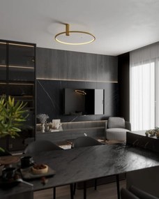 Lustra LED aplicata design circular Queen 60cm