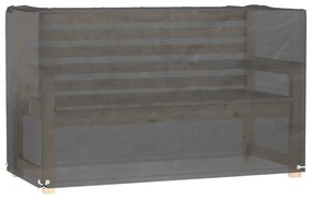319286 vidaXL Husă mobilier de grădină, 8 ocheți 125x55x75 cm dreptunghiulară
