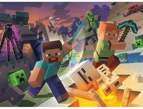 PUZZLE MONSTRI MINECRAFT, 100 PIESE - RAVENSBURGER (13333)