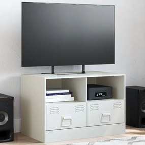 Comoda TV, alb, 67x39x44 cm, otel