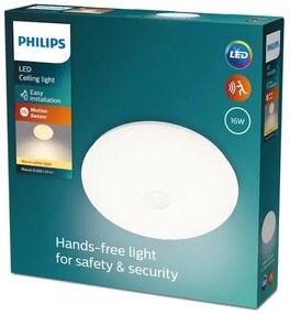 Plafonieră LED cu senzor MAUVE LED/16W/230V Philips