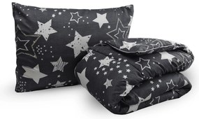 Set pilota pentru toate anotimpurile 140x200 cm din fibra siliconica cu perna 70x90 cm DREAM STAR