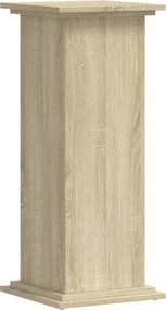 vidaXL Suport de plante, stejar sonoma, 33x33x80 cm, lemn prelucrat