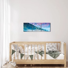 Tablou - Panoramă 2 (cu ceas) (90x30 cm)