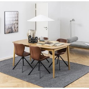 Masă pliantă cu blat în decor de stejar 180x90 cm Montreux - Actona