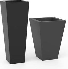 Ghiveci plante, flori design decorativ modern pentru amenajari interioare si exterioare, HIGH SQUARE CONE POT 41235R Vondom