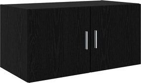 vidaXL Dulap de perete Stejar negru 80 x 42.5 x 40 cm Lemn compozit