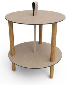 Măsuță auxiliară rotundă ø 48 cm Strap L Bull – LIND DNA