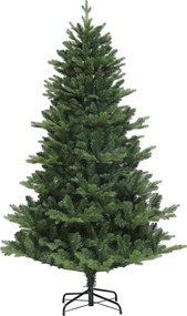 HOMCOM Brad Artificial de Crăciun cu 818 Ramuri, Brad de Crăciun Realist cu Bază de Oțel, Ø105x180 cm, Verde | Aosom Romania