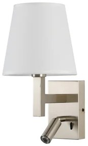 Lampă LED de perete Brilagi DAYA 1xE14/40W/230V + LED/3W alb/crom mat