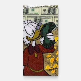 Tablou Canvas, 80x160cm, Dormitor si Living, Moderne, Digitale, Smell Like Money