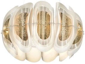 Lustra suspendata LED Fiordlys Round Gold