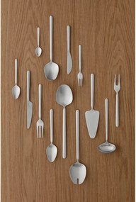 Furculițe pentru desert argintiu-mat din oțel inoxidabil 4 buc. pentru 4 persoane Stella – Blomus