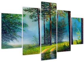 Tablou - Pictură în ulei de peisaj (150x105 cm)