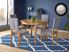 Masă de sufragerie extensibilă 100-200 cm Saras (stejar miere + (pentru 6 8 persoane). 1048723