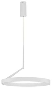 Lustra circulara aluminiu alb LED CCT ADALIZ 60cm