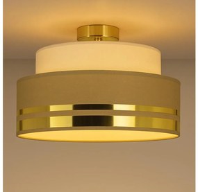 Plafonieră TAMI 1xE27/60W/230V bej/maro/auriu