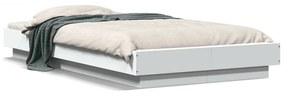 3281238 vidaXL Cadru de pat, alb, 90x190 cm, lemn prelucrat