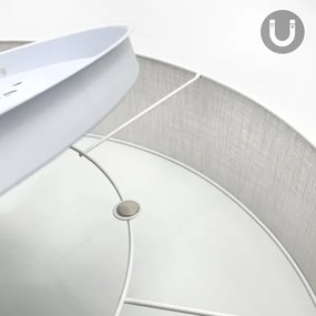 Brilagi - Plafonieră LED SIRIJA 4xE27/60W/230V, diam. 60 cm, albă