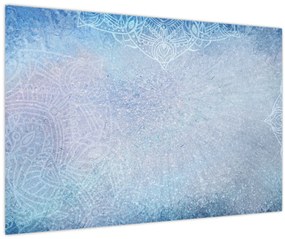 Tablou - Mandala in albastru (90x60 cm)