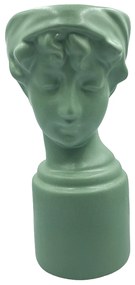 Vaza ceramica Venus 24cm, Verde