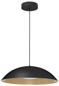 Pendul LED dimabil design modern GLIM negru 60cm
