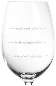 Set cadou pahar de vin Orion Toată seara, 0,45l