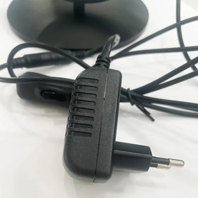 Lampă de birou LED RINGS ONLI, 17W, 230V, 4000K, 37 cm, neagră