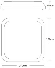 Lucide 79193/24/31 - Corp de iluminat LED pentru baie TISIS LED/24W/230V IP54