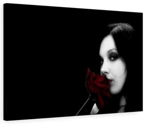 Tablou canvas Rose Girl 120x80 cm
