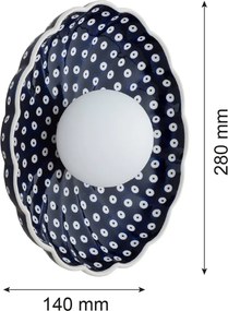 Aplica realizata manual din ceramica IP44 BOLL 8933