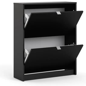 Pantofar negru cu deschidere înclinată Shoes – Tvilum