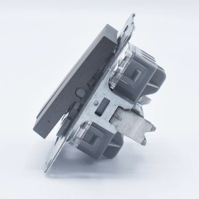 Intrerupator triplu, 10A, IP20, Grafit, Panasonic Arkedia Slim/Karre Plus Plus