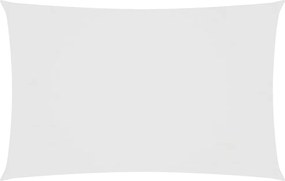 vidaXL Pânză parasolar, alb, 5x8 m, țesătură oxford, dreptunghiular