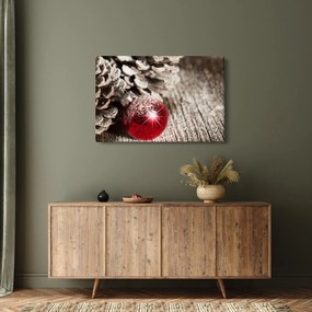 Tablou - Decorațiuni de Crăciun (90x60 cm)
