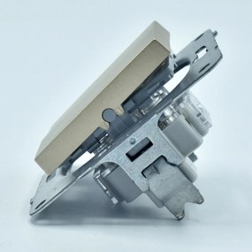 Intrerupator dublu, 10A, IP20, Bronz, Panasonic Arkedia Slim / Karre Plus