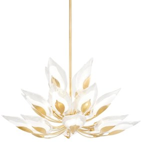 Candelabru LUX realizat manual, design deosebit BLOSSOM cu 20 surse de lumina