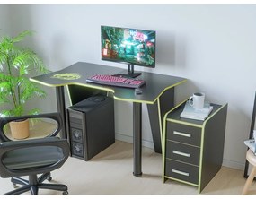 SET BIROU PC + NOPTIERA KL 9.1 WENGE+GALBEN