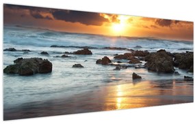Tablou - Marea scăldată de soare (120x50 cm)
