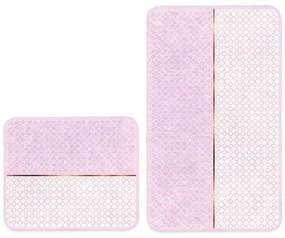 Covorașe de baie roz 2 buc. 60x100 cm – Mila Home