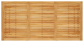 Masa de gradina, 206 x 100 x 74 cm, lemn masiv de acacia 1, Maro, 206 x 100 x 74 cm