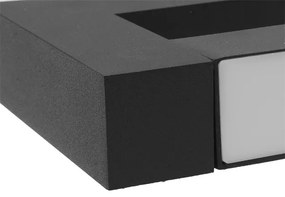 Aplică LED de exterior 2xLED/4W/230V IP54 30 cm negru